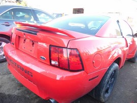 2000 FORD MUSTANG GT CPE RED 4.6L MT F19060